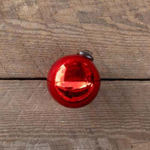 Load image into Gallery viewer, Antique Shiny Ruby Glass Ball
